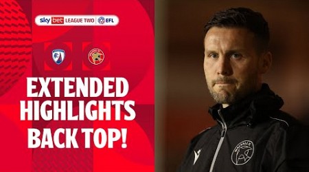 BACK TOP! | Chesterfield v Walsall extended highlights