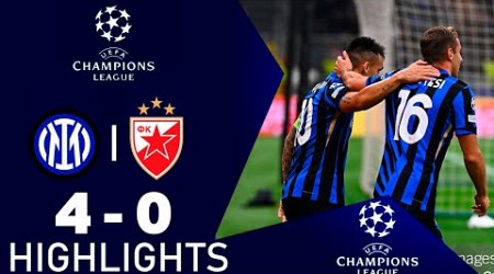 Inter vs Crvena Zvezda | 4-0 | Gli Highlights | UEFA Champions League 2024