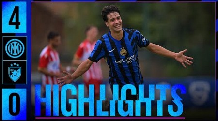 POKERINHO ⚽⚽⚽⚽ | INTER 4-0 STELLA ROSSA | HIGHLIGHTS | YOUTH LEAGUE 24/25 ⚫