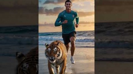 Ronaldo with tiger 