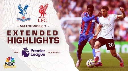 Crystal Palace v. Liverpool | PREMIER LEAGUE HIGHLIGHTS | 10/5/2024 | NBC Sports