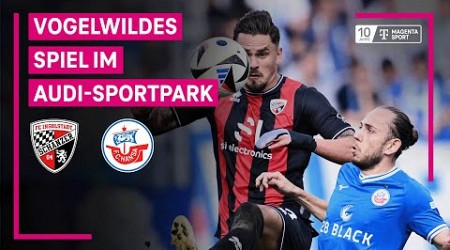 FC Ingolstadt 04 - FC Hansa Rostock, Highlights mit Live-Kommentar | 3. Liga | MAGENTA SPORT