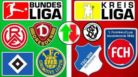 Bundesliga, aber nach STADTGRÖßE