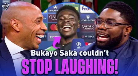 Micah Richards has Bukayo Saka in STITCHES after Arsenal win! | UCL Today | CBS Sports Golazo