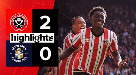 Sheffield United 2-0 Luton Town | EFL Championship highlights