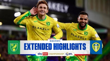 Norwich City vs. Leeds United: Extended Highlights | EFL Championship | CBS Sports Golazo