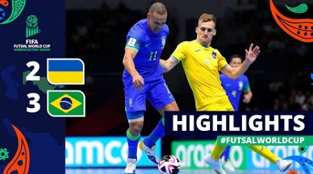 Ukraine v Brazil | FIFA Futsal World Cup 2024 | Semi-finals | Highlights