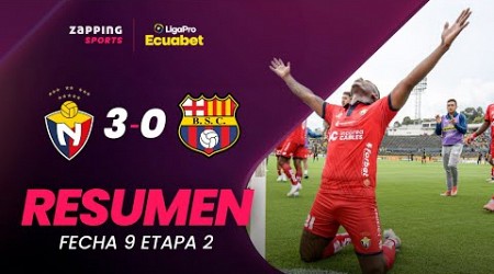 El Nacional 3 - 0 Barcelona SC Resumen Fecha 9 / 2da Etapa / LigaPro Ecuabet