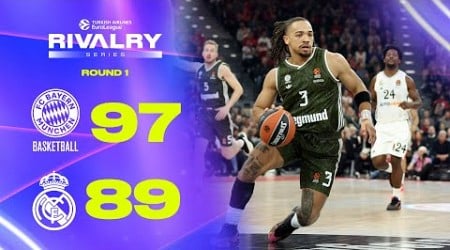 Bayern Munich - Real Madrid | EXCITING Showdown | R1 HIGHLIGHTS | 24-25 Turkish Airlines EuroLeague