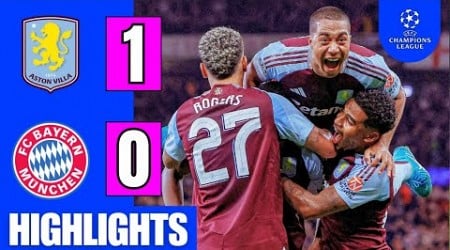 Aston Villa Vs. Bayern Munich 1-0 | EXTENDED HIGHLIGHTS | UEFA Champions League 2024-25 | Jhon Duran