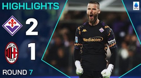 FIORENTINA-MILAN 2-1 | HIGHLIGHTS | De Gea saves TWO penalties in crazy Viola win | Serie A 2024/25