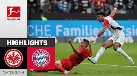 SGE Saves Draw In Injury Time! | Eintracht Frankfurt - Bayern München 3:3 | Highlights | MD 6