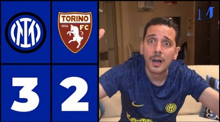 BISSECK FALLA UNA TONTOLATA OGNI TANTO! PRENDIAMO TROPPI GOL NON CI SIAMO! INTER-TORINO 3-2