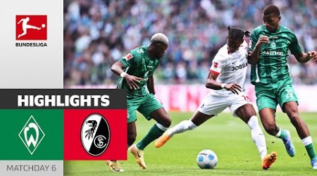 Doan Wins it for Freiburg! | SV Werder Bremen - SC Freiburg 0-1 | Highlights | MD 6 – Bundesliga