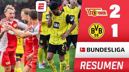 BATACAZO EN ALEMANIA. Unión Berlin SORPRENDIÓ al DORTMUND y le ganó 2-1 | RESUMEN | Bundesliga