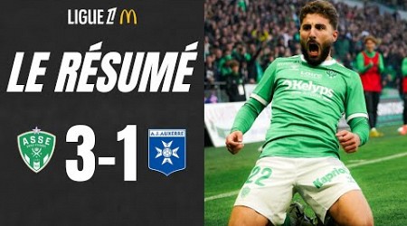 Saint-Étienne vs Auxerre 3-1 Le Résumé | Ligue 1 - 2024/2025