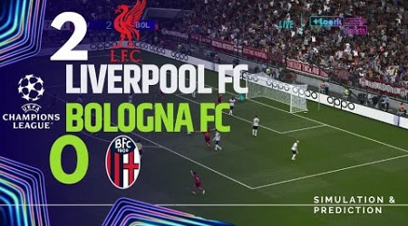 Liverpool 2-0 Bologna | Champions League 24/25 | Simulation/Recreation eFootball