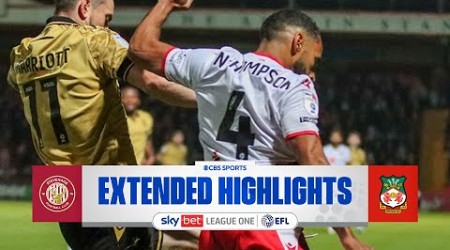 Stevenage vs. Wrexham: Extended Highlights | EFL League One | CBS Sports Golazo