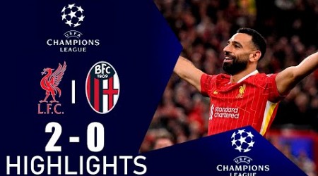 Mohamed Salah Goal | Liverpool vs Bologna 2-0 Highlights | UEFA Champions League 2024