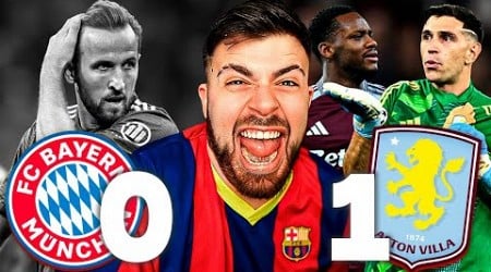 LA COBRA REACCIONA A LA VICTORIA DEL ASTON VILLA 1-0 BAYERN POR CHAMPIONS ¡HEROICO DIBU MARTÍNEZ!