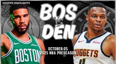 Boston Celtics vs Denver Nuggets Full Game Highlights | Oct 5 | 2024 Abu Dhabi Games