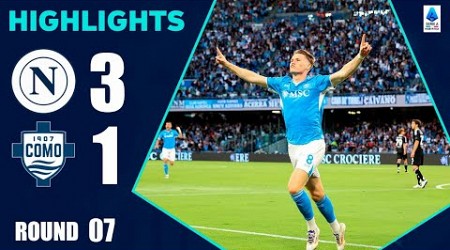 Napoli - Como | 3-1 | Gli Highlights | Lega Serie A 2024-25 | napoli como