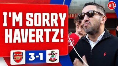 I&#39;M SORRY HAVERTZ! | Arsenal 3-1 Southampton