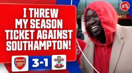 I Threw My Season Ticket Against Southampton! (@strictostrict ) | Arsenal 3-1 Southampton