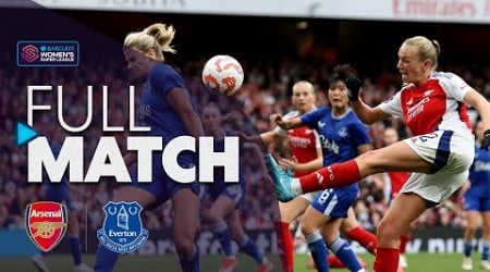 Full Match: Arsenal v Everton | Barclays WSL 2024-25