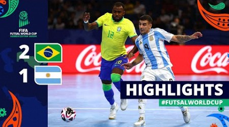 Brazil v Argentina | FIFA Futsal World Cup 2024 | Final | Highlights