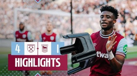 West Ham 4-1 Ipswich Town | Kudus Heads Home In Strong Hammers Victory! | Premier League Highlights