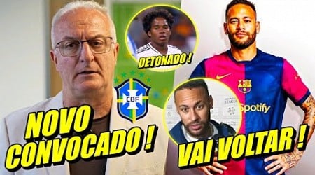 ESPANHA PAROU ! NEYMAR DE VOLTA AO BARCELONA !! DORIVAL CONVOCA NOVO JOGADOR E MAIS