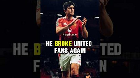 What did United fans do to Harry Maguire 