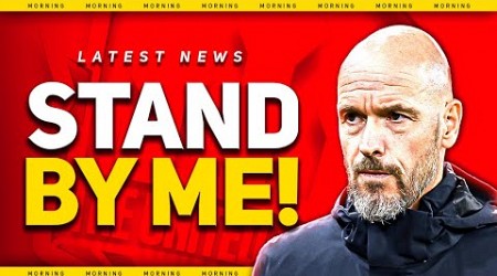 Ten Hag SPEAKS OUT! Players WANT Ruud? Man Utd News