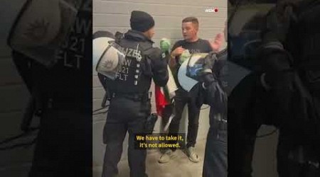 German police detain Celtic fan for Palestine flag