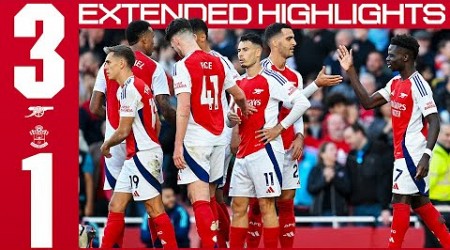 HAVERTZ, SAKA &amp; MARTINELLI GOALS ❤️ | EXTENDED HIGHLIGHTS | Arsenal vs Southampton (3-1) | PL