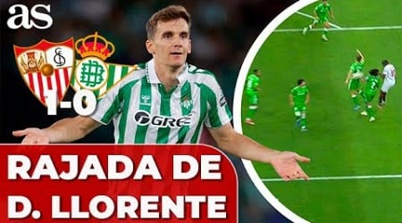 RAJADA de DIEGO LLORENTE por el PENALTI en el SEVILLA 1 - BETIS 0 | LALIGA