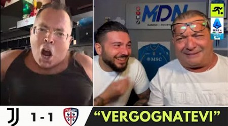 JUVENTUS CAGLIARI 1 1 | TIFOSI JUVENTINI CONTRO TUTTI: “LUIZ E VLAHOVIC FATE SCHIFO!!” | TIFOSIAMO