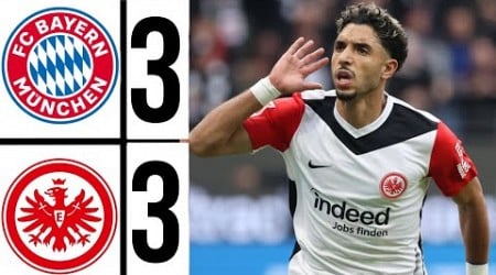 Frankfurt vs Bayern München (3-3) Highlights |✓ bundesliga 2024 | omar marmoush 2 Goal &amp; assist