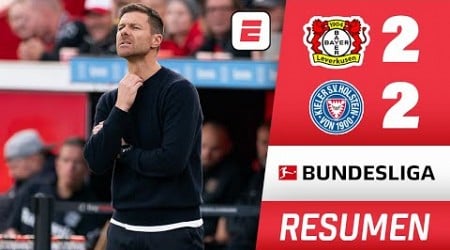 BAYER LEVERKUSEN NO PUDO con recién ascendido Holstein Kie, empató 2-2 tras ir ganando | Bundesliga