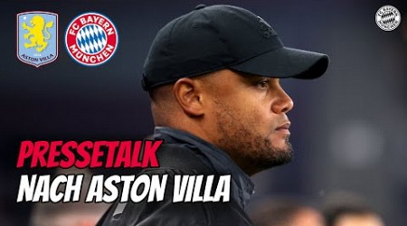 Pressetalk nach der 0:1-Niederlage gegen Aston Villa | Champions League | FC Bayern