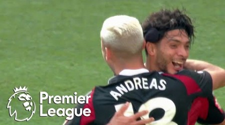 Raul Jimenez&#39;s flick finds Andreas Pereira to give Fulham lead v. City | Premier League | NBC Sports