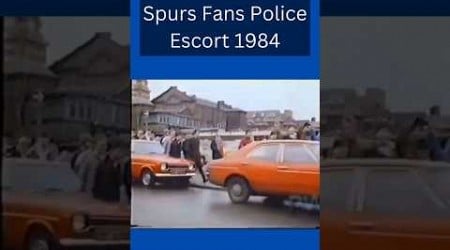 Spurs Yid Army Police Escort 1984. #casuals #millwall #spursfans