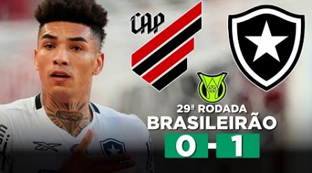 BOTAFOGO VENCE O FURACÃO COM GOL DE IGOR JESUS E SEGUE LÍDER! ATHLETICO-PR 0 x 1 BOTAFOGO Narração