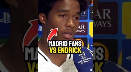 Endrick doesn&#39;t give a damn about Madrid fans criticism.☠️ we all know what happened to Bale in 2019