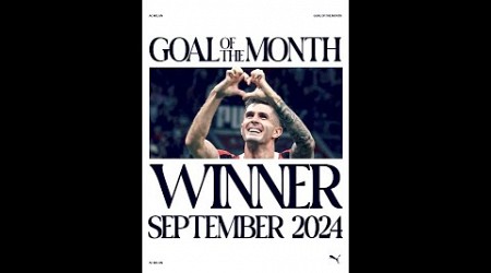 Goal of September: Christian Pulisic 