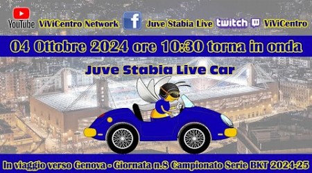 Juve Stabia LiveCar direzione Genova del 04-10-2024