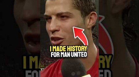 The day Ronaldo won the Premier League for Man United by him self.