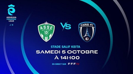 J3 I AS Saint Etienne vs Paris FC en replay (1-0) I ARKEMA Première Ligue 2024-2025