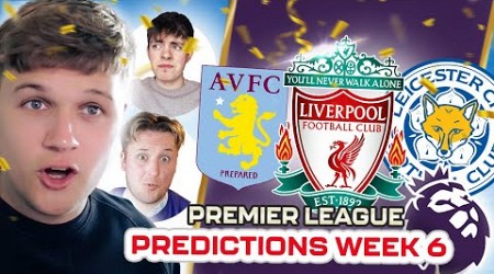 PREMIER LEAGUE PREDICTIONS WEEK 7!